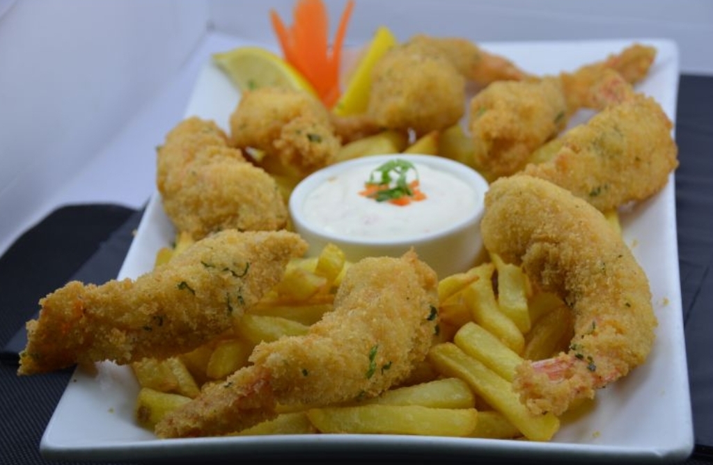 Crumb Fried Prawns