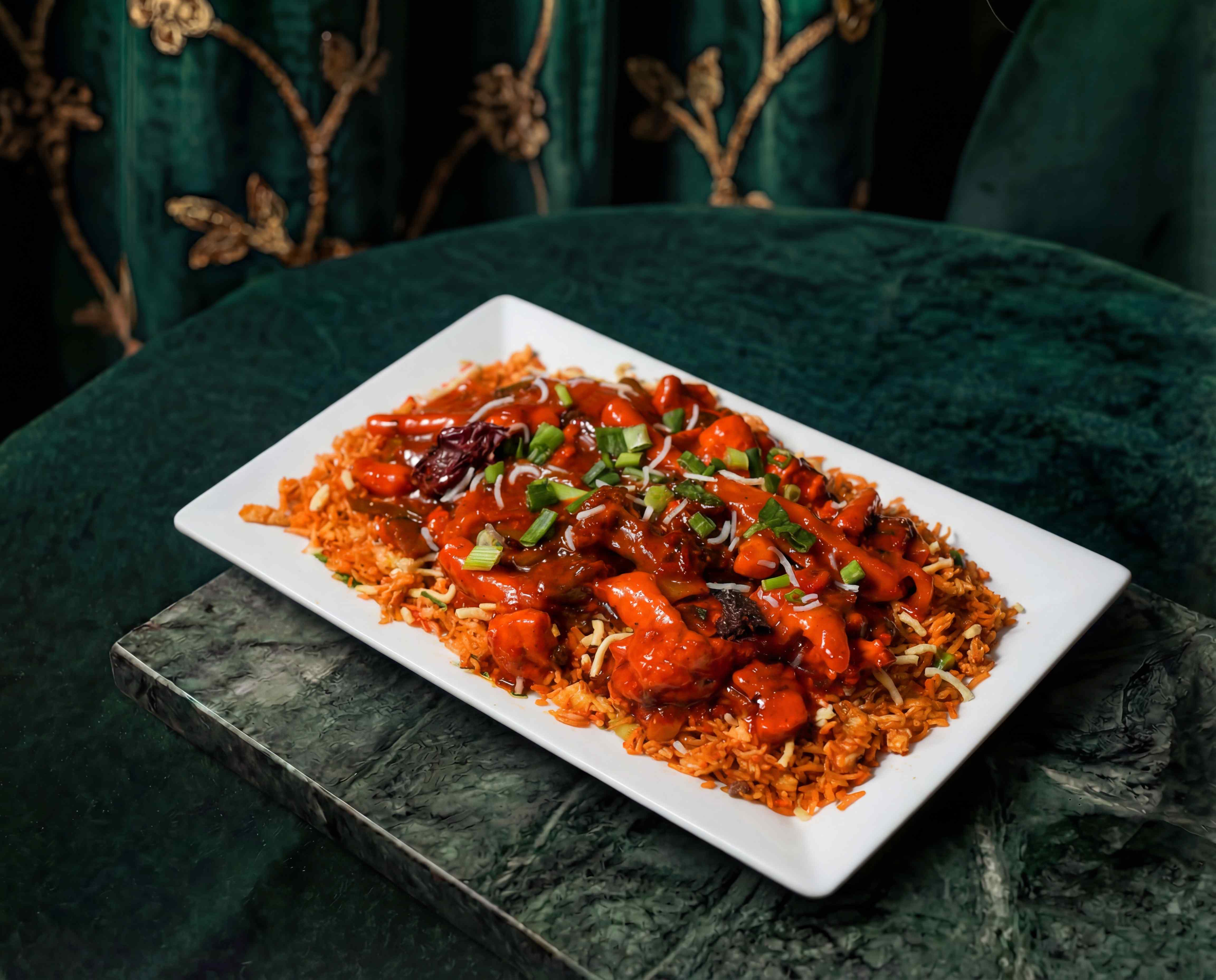 Non Veg Triple Schezwan Fried Rice 