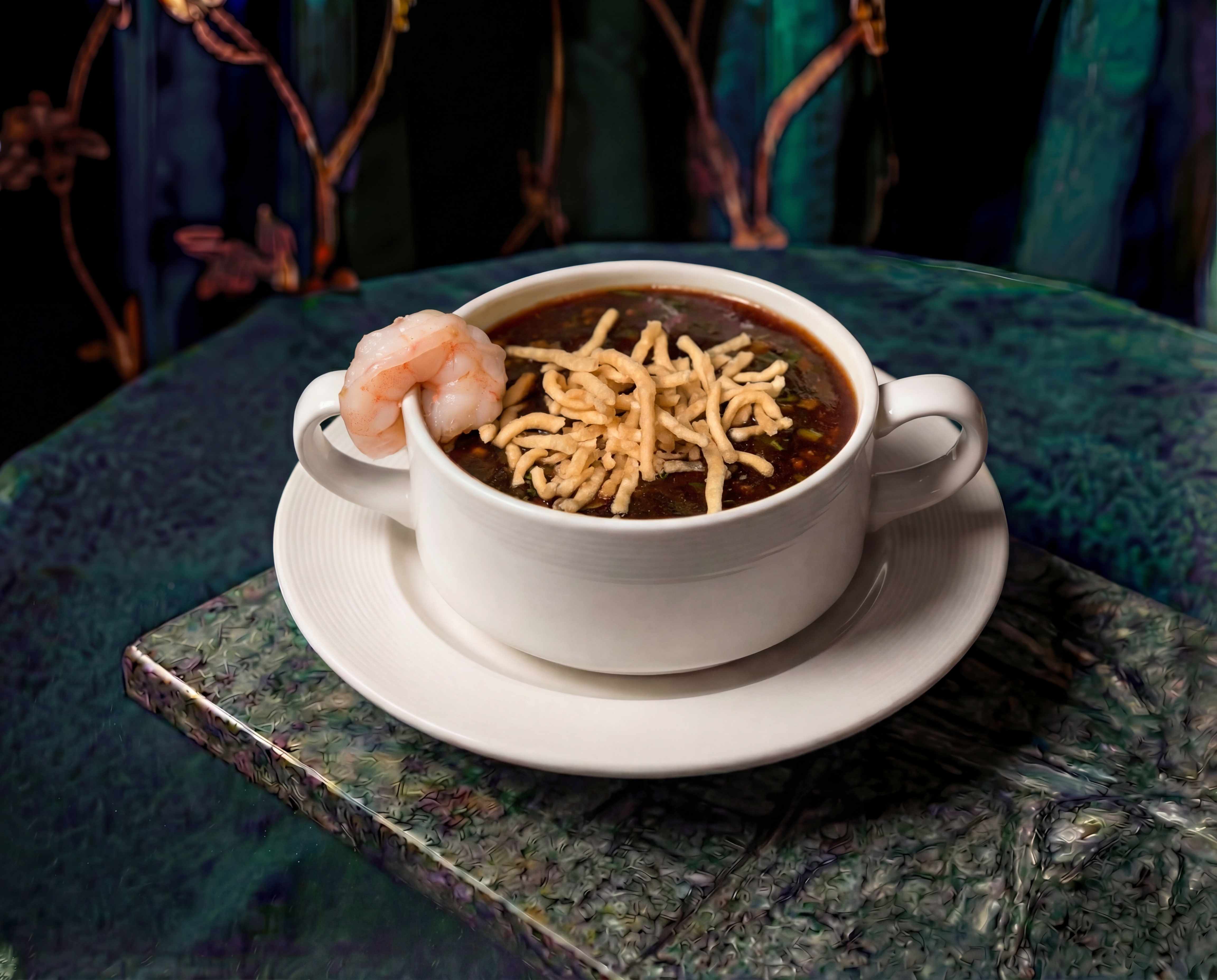 Manchow Prawn / Crab Soup