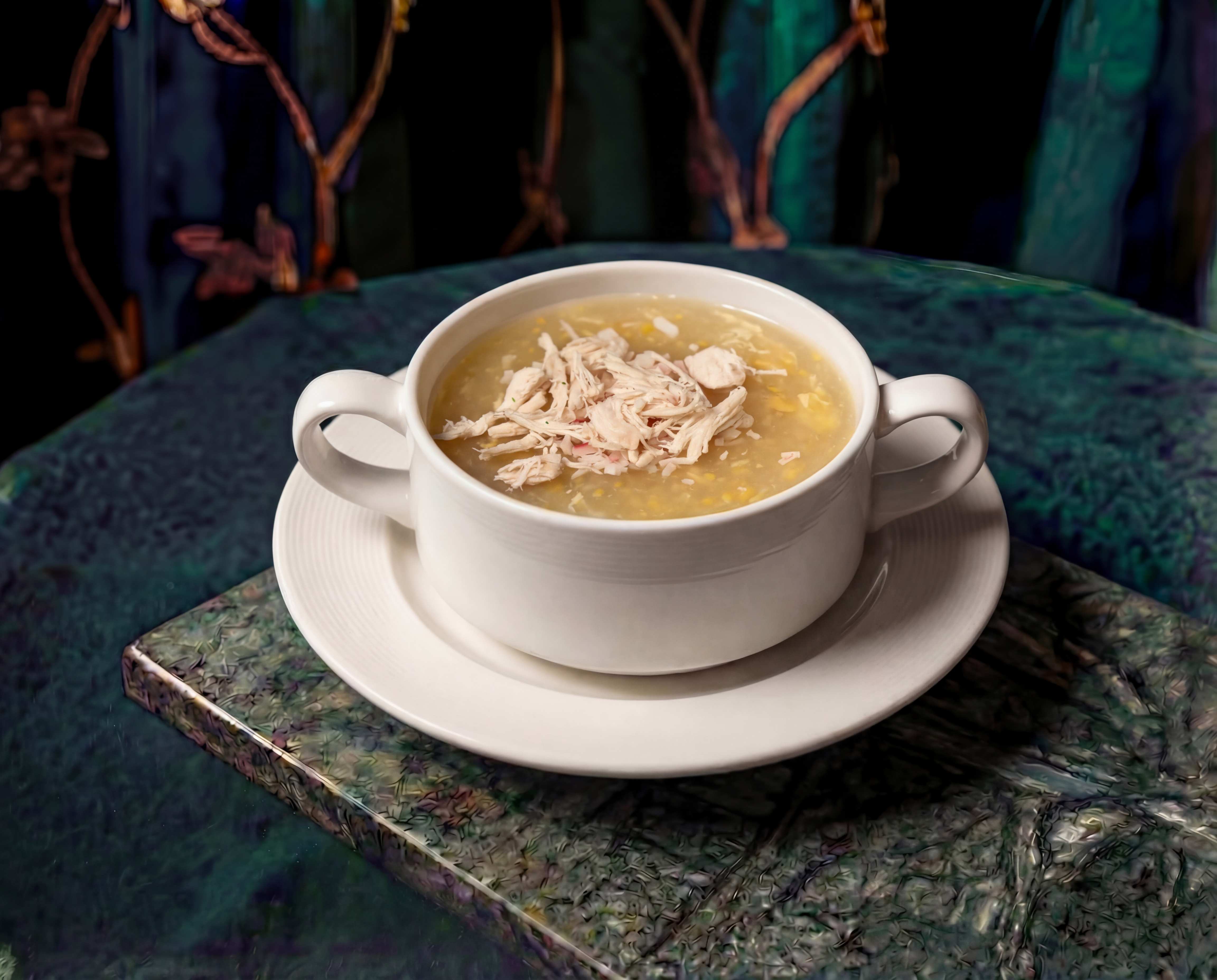Sweet Corn Chicken Soup